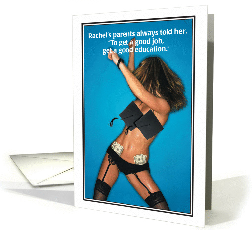 Jewish Humor Good Education Graduation card (1215984)