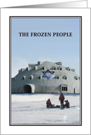 Jewish Humor Frozen People Jewish Christmas Card