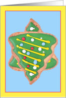 Jewish Humor Christmas Tree Cookies Star David Funny Christmas Card