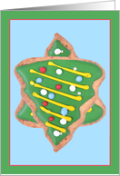 Jewish Humor Christmas Tree Cookies Star David Interfaith Holiday Card