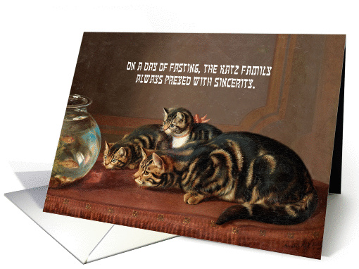 Jewish Humor Katz Family Fasting Rosh Hashanah card (1283882)