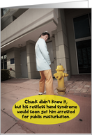 Restless Hand Syndrome Public Masturbation Funny Get Well Card
