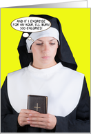 Nun Exorcise Burn...