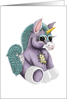 Stuffed Unicorn card