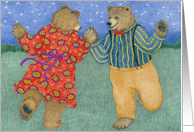 Dancing Bears Romance Card