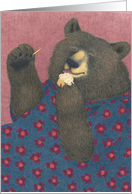 Bear with Cupcake Birthday Card