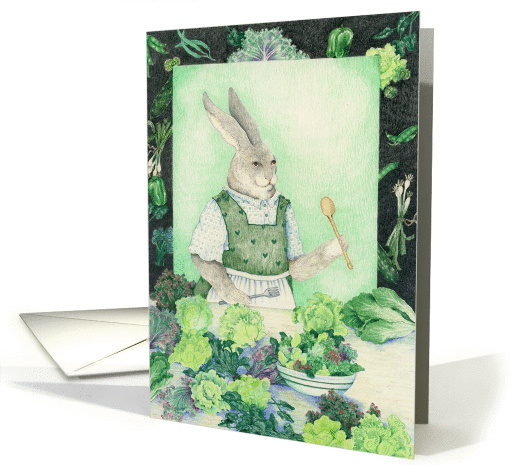 Salad Greens Easter card (1233980)