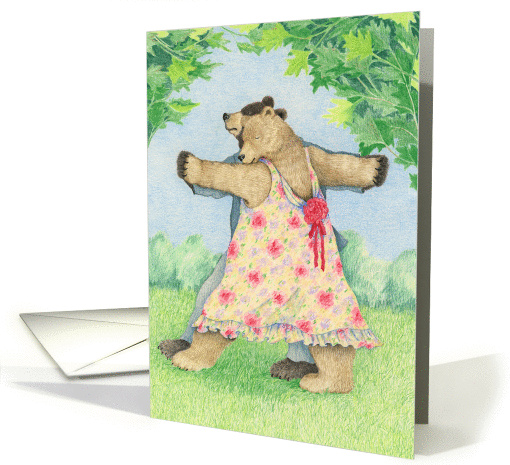 Dancing Bear Couple Anniversary card (1234830)