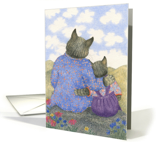 Mom and Kitten Mother's Day Card from Daughter card (1239398)