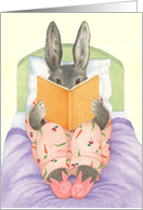 Happy Birthday Little Book Reader card