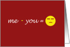 I’m Sorry for Hurting Your Feelings card