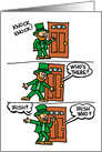 Knock Knock Irish card