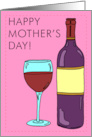 Happy Mother’s Day Wine card