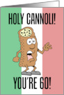 Holy Cannoli Italian Flag 60th Birthday card
