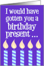 Tariffs Funny Birthday card