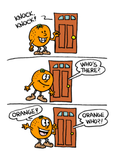 Knock Knock Orange...