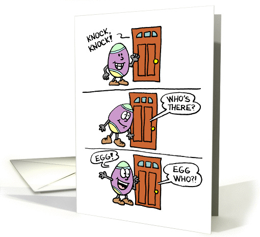 Knock Knock Easter Egg card (1256234)
