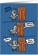 Knock Knock Owl...