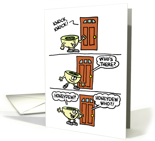 Knock Knock Honeydew 15th Anniversary card (1462918)