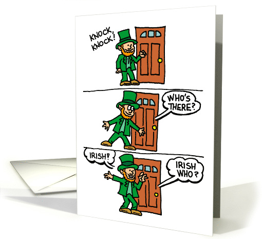 Knock Knock Irish card (1464488)