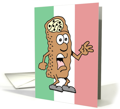 Holy Cannoli You're 50 Birthday card (1519094)
