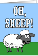 Oh Sheep Cartoon Pun...