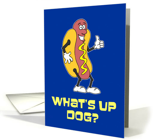 What's Up Dog Summer Camp Pun card (1776080)