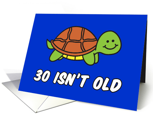 30 Isn't Old Cute Turtle card (1784904)