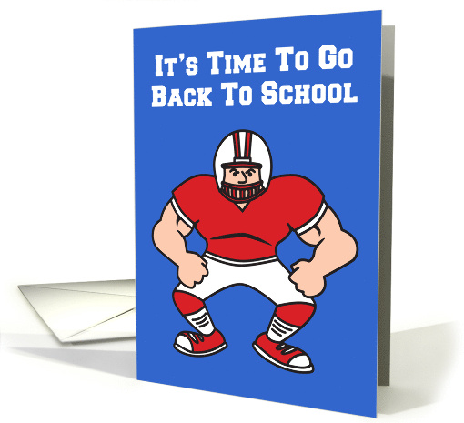Back To School Football Player card (1785014)