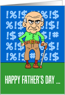 Happy Father’s Day Grumpy Old Man card