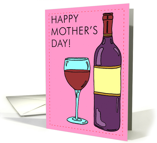 Happy Mother's Day Wine card (1829398)