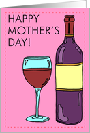 Happy Mother’s Day Wine card