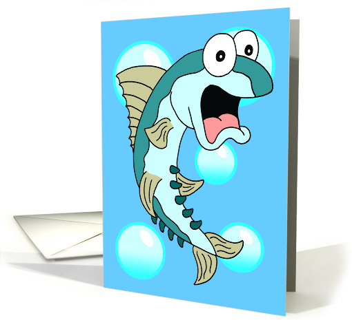 Holy Mackerel Funny Fish Happy Birthday card (1832334)