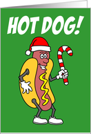 Hot Dog It’s Christmas In July card