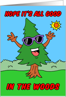 All Good In The Woods Summer Camp card