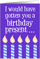 Tariffs Funny Birthday card