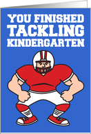 Kindergarten Graduate Football card