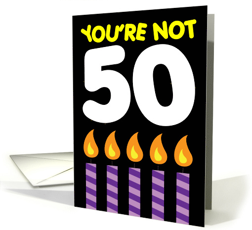 50th Birthday Funny Tariff card (1927988)