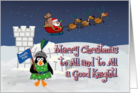 Good Knight - Christmas Eve around the world card