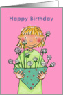 Happy Birthday - Flowers for you card