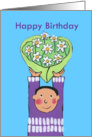 Happy Birthday - Daisies for you card