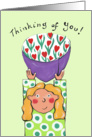 Thinking of you - Tulips for you. card