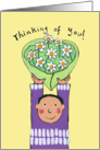 Thinking of you - Daisies for you. card