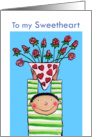 To my Sweetheart card