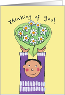 Thinking of you - Daisies for you. card