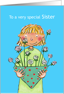 To a very special Sister card