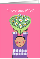 I love you Wife!- Happy Birthday card