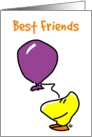 Happy Birthday best friends fun card