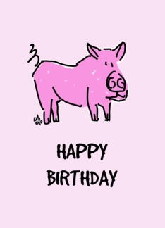 Pink Pig - Happy...