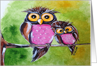 Happy Mother’s Day Love Owls card